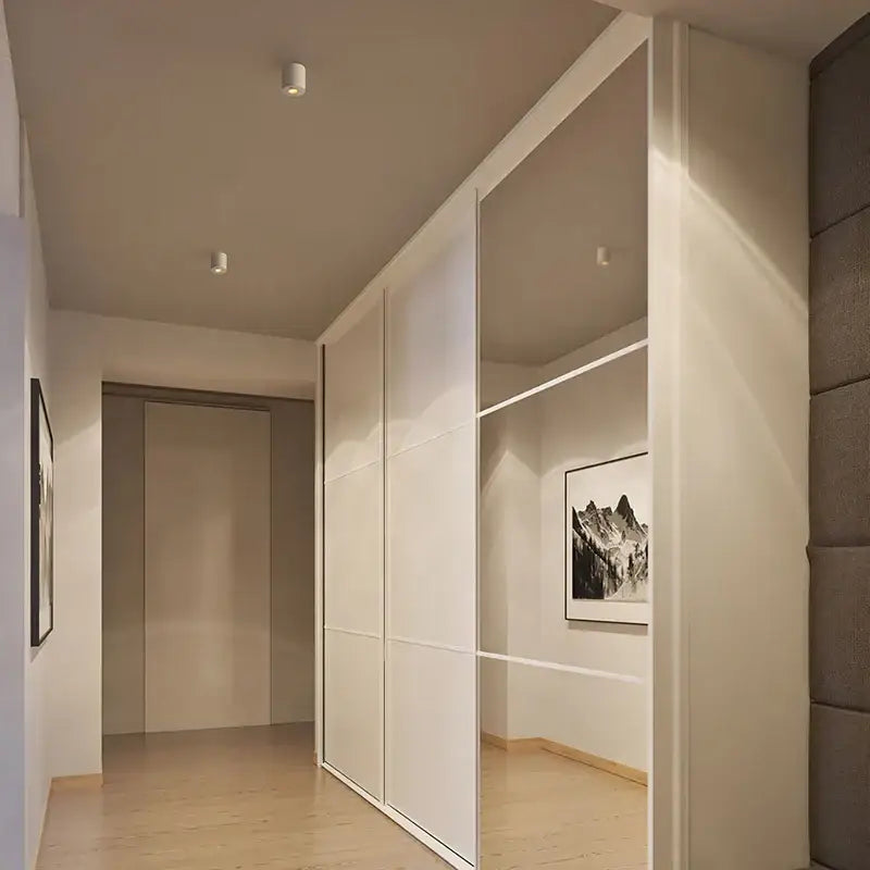 Modern white led sensor downlight – hallway surface mount light