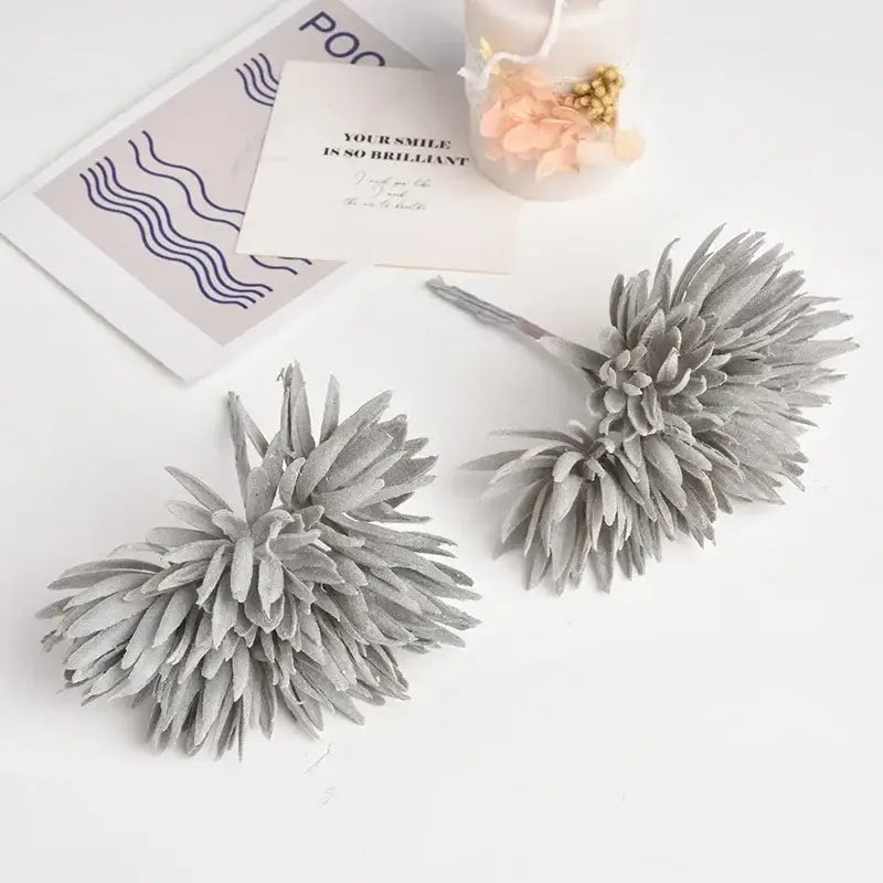 Pastel silk mini handmade bouquet wedding decor for living room