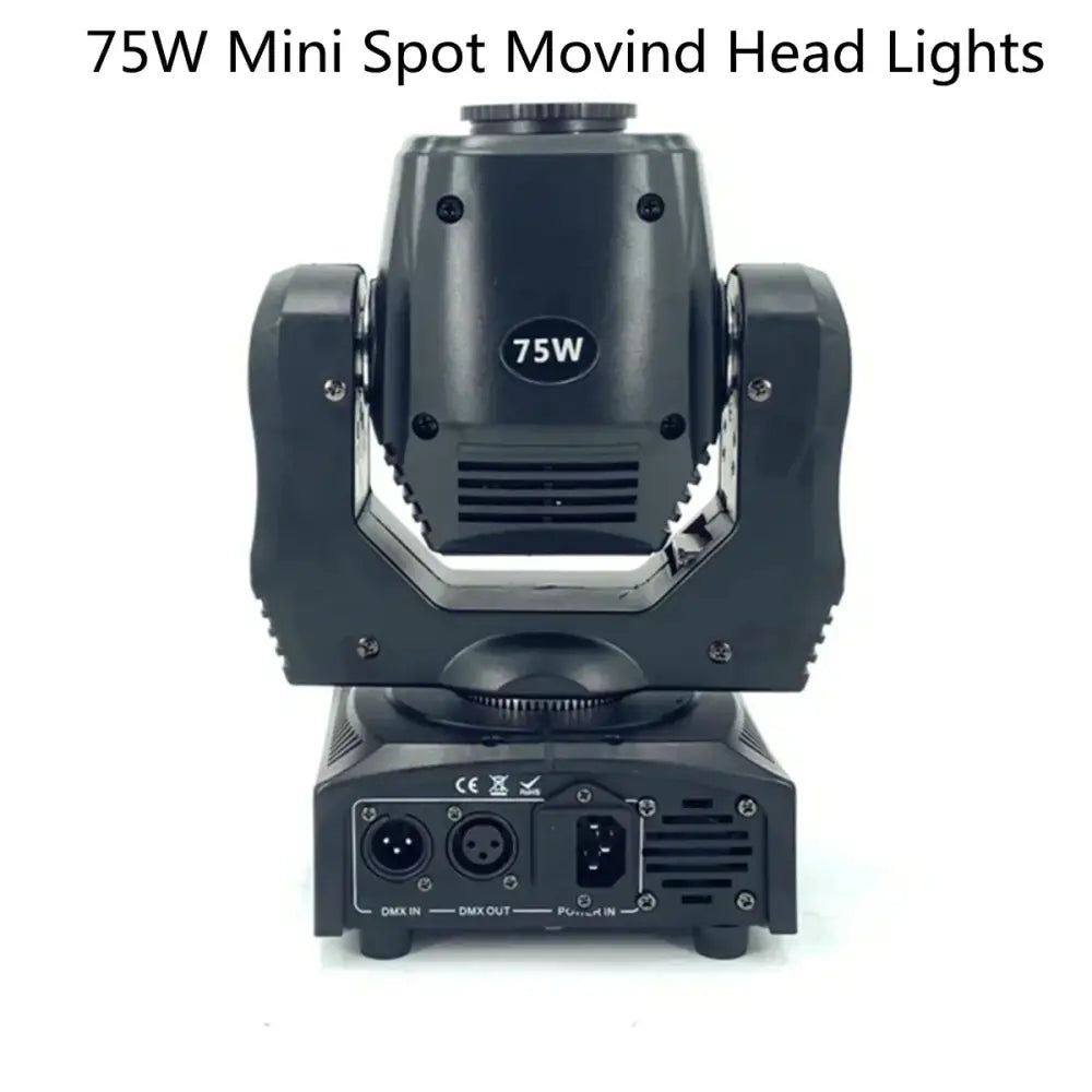 Black and silver 75w led moving head – party room stage light