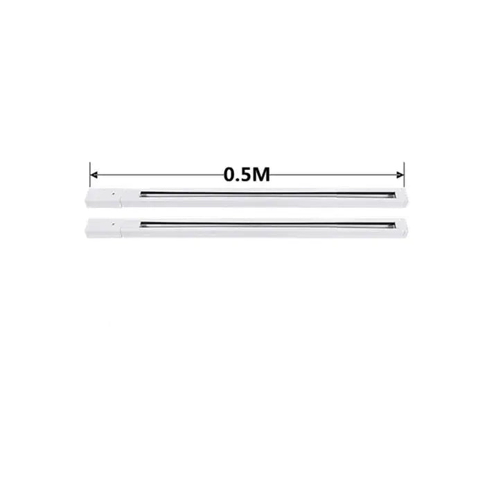 Modern black & white magnetic aluminum track rails living room light