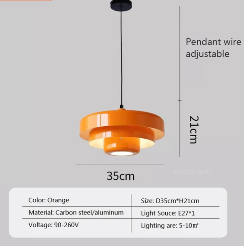 DecorBites™ Bauhaus-Inspired Pendant Lighting