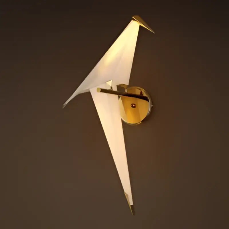 bird origami floor lamp gold living room standing light