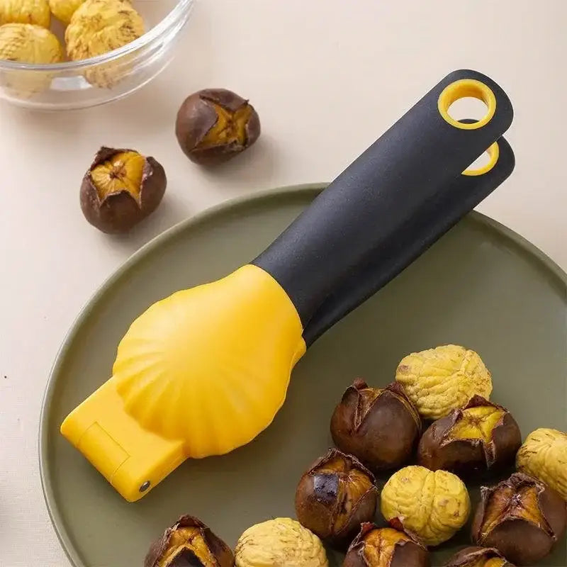 Mint green & yellow nut cracker set kitchen tool