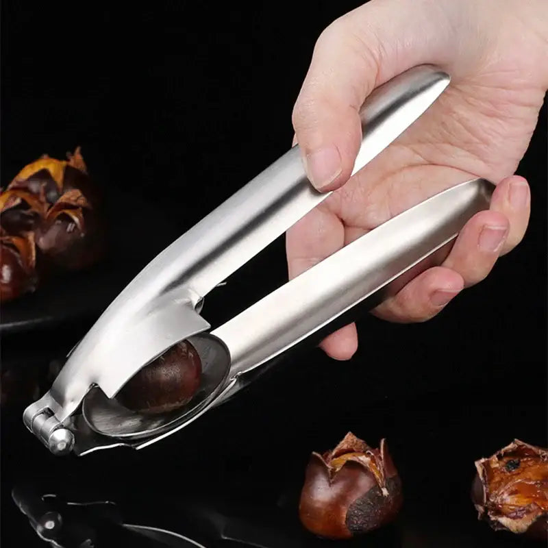 Stainless steel serrated chestnut opener kitchen tool