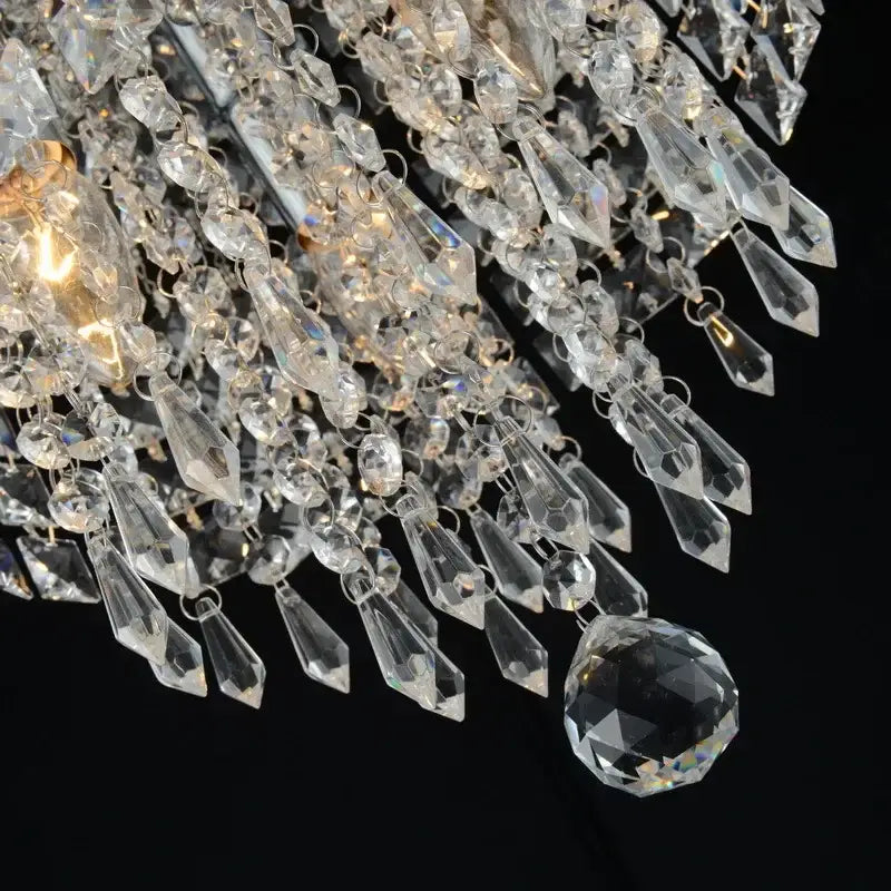 crystal ceiling chandelier living room luxury led light