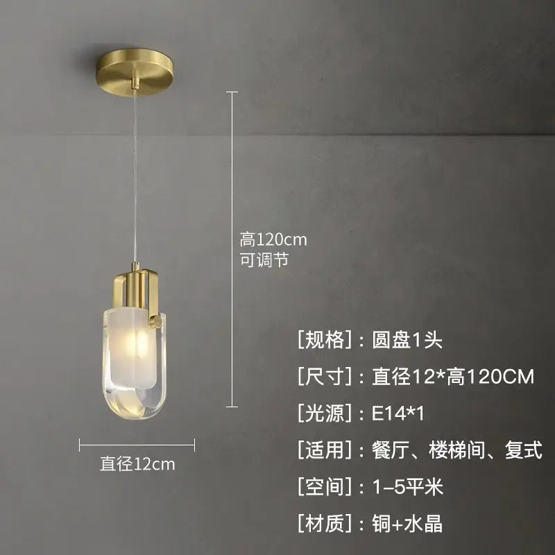 Modern gold cascading crystal loft chandelier for living room