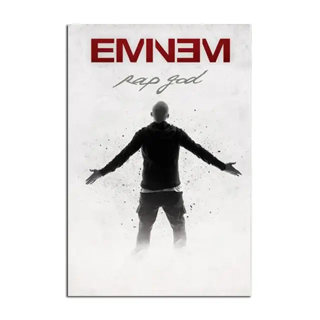 Modern eminem canvas wall art bedroom decor