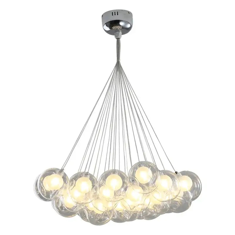 Modern glass ball bubble chandelier for dining room