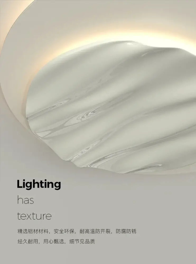 Modern mirrored ring led chandelier ceiling light for living room
