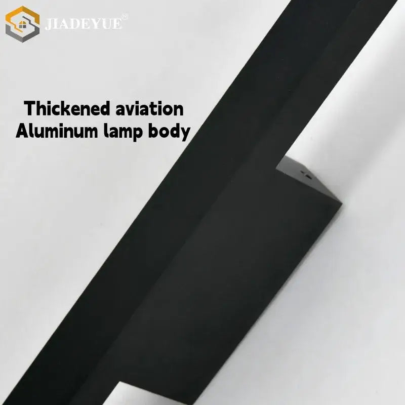 Modern black long wall lamp – living room led light fixture