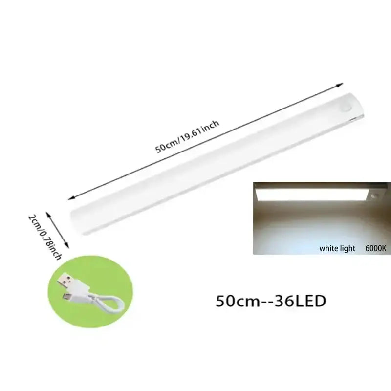 Dimmable white led motion sensor cabinet light kitchen strip light