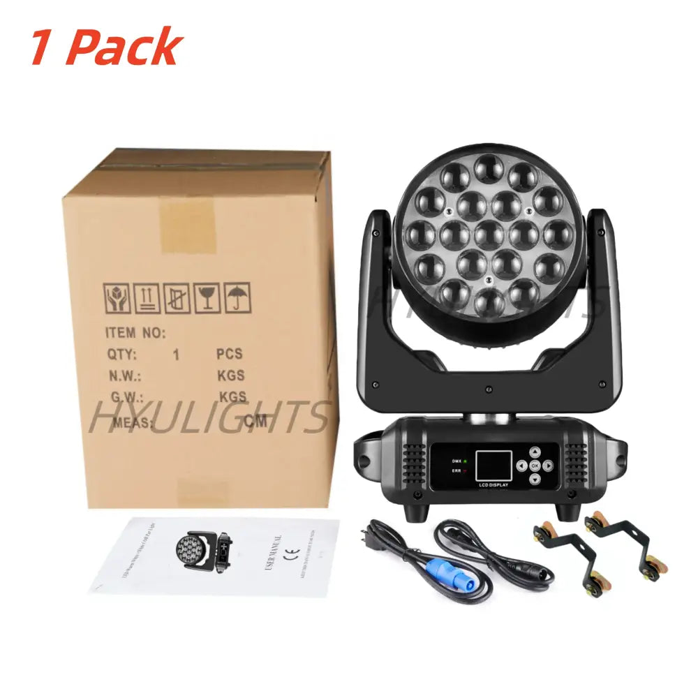 Black led moving head wash light – living room stage lighting
