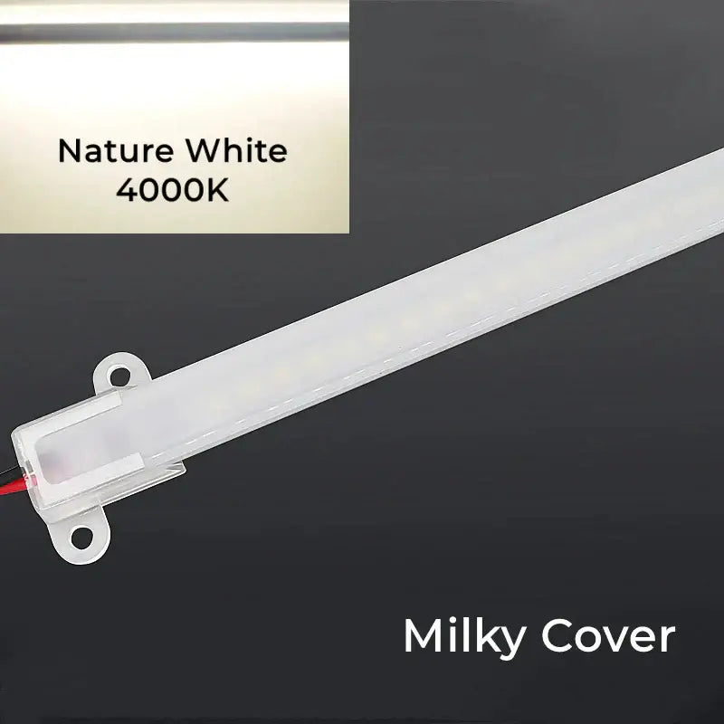 Modern white & transparent led tube lamp kitchen cabinet light
