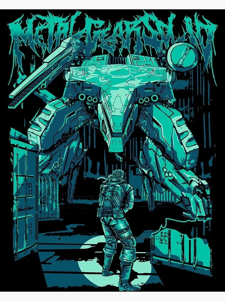DecorBites™ Metal Gear Solid Art Poster - Canvas Print