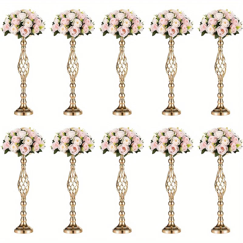 DecorBites™ Metal Vase Set for Special Occasions