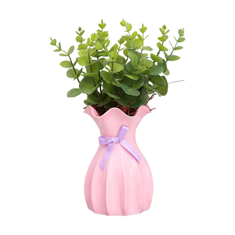 DecorBites™ Modern Nordic Mini White Flower Vase Home Decor
