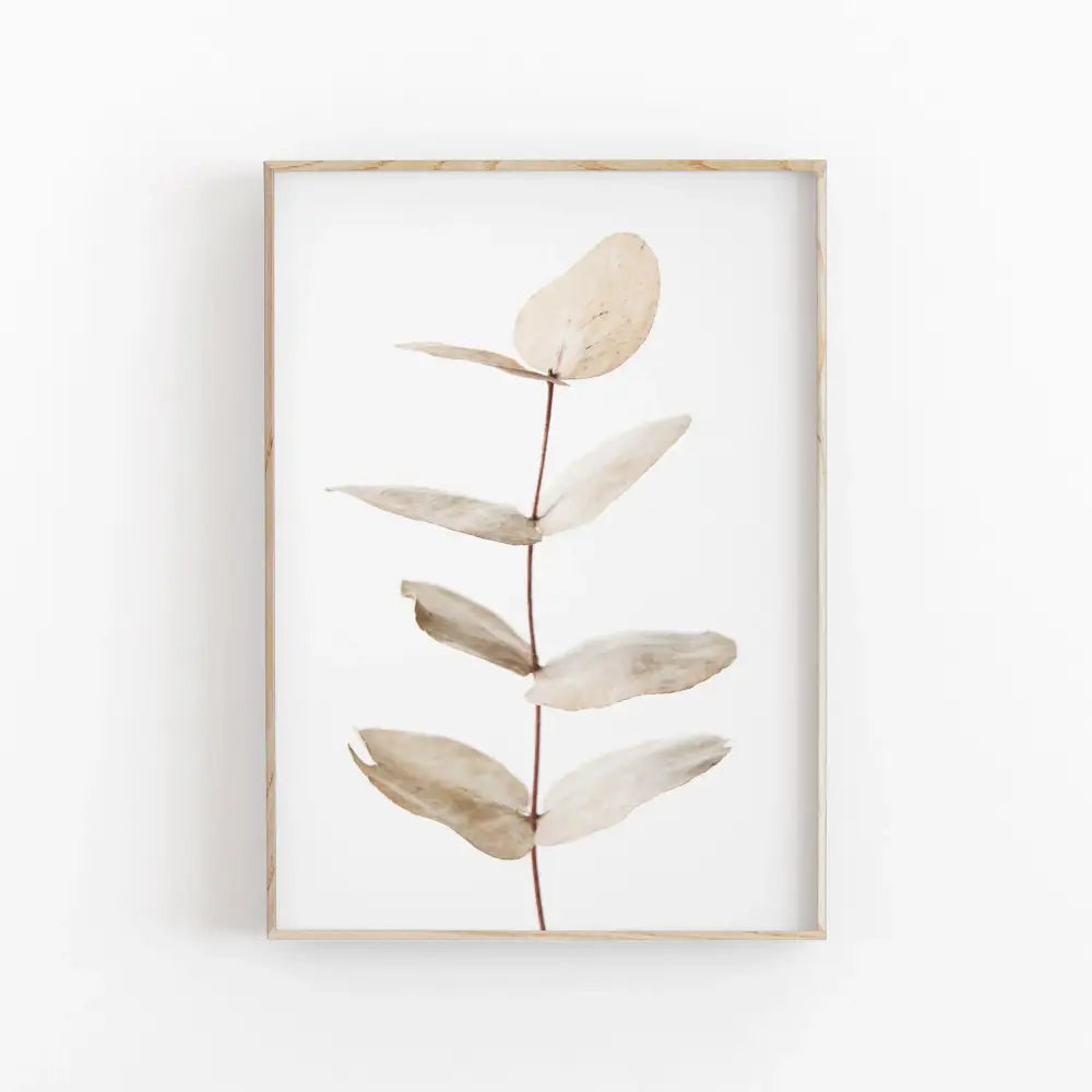Minimalist green and grey nordic botanical poster set living room