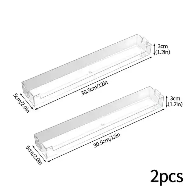 Modern clear acrylic wall mounted transparent storage rack bedroom
