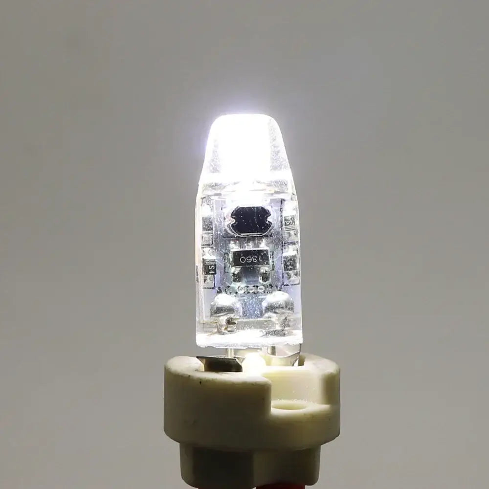 Dimmable g4 led bulb clear glass with yellow tip for living room lights