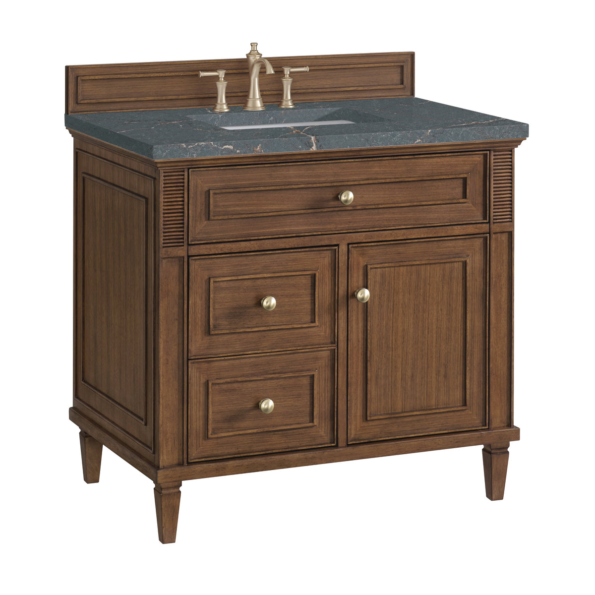 James Martin Lorelai 36" Single Bathroom Vanity, Mid-Century Walnut