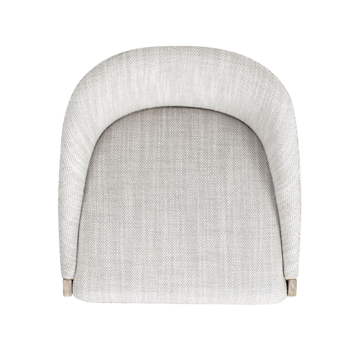 Newport - Coastal Curved Back Upholstered Counter Stool - Gray