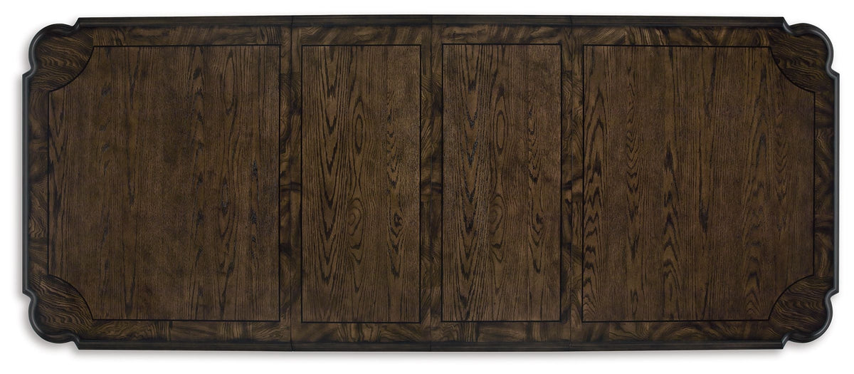 Maylee - Dining Extension Table - Dark Brown