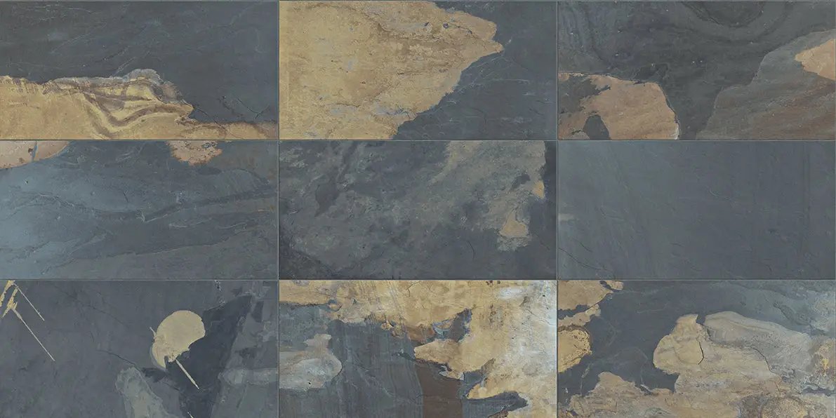 Essence Mariposa Slate Look Porcelain Tiles 3x12