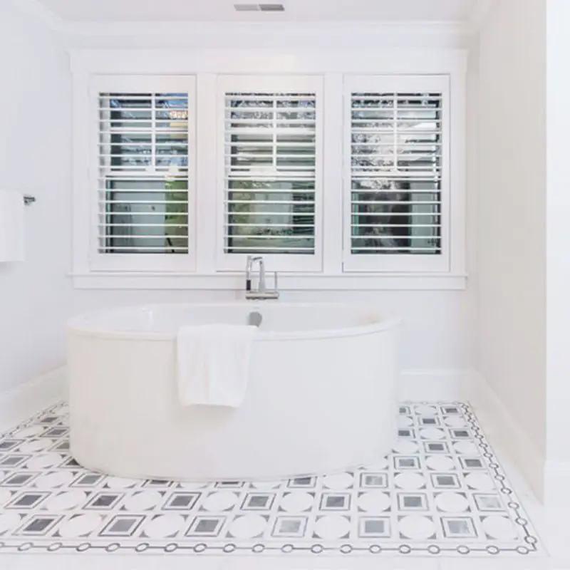 European Grey Multi Finish Cicero Marble Mosaics 12x12
