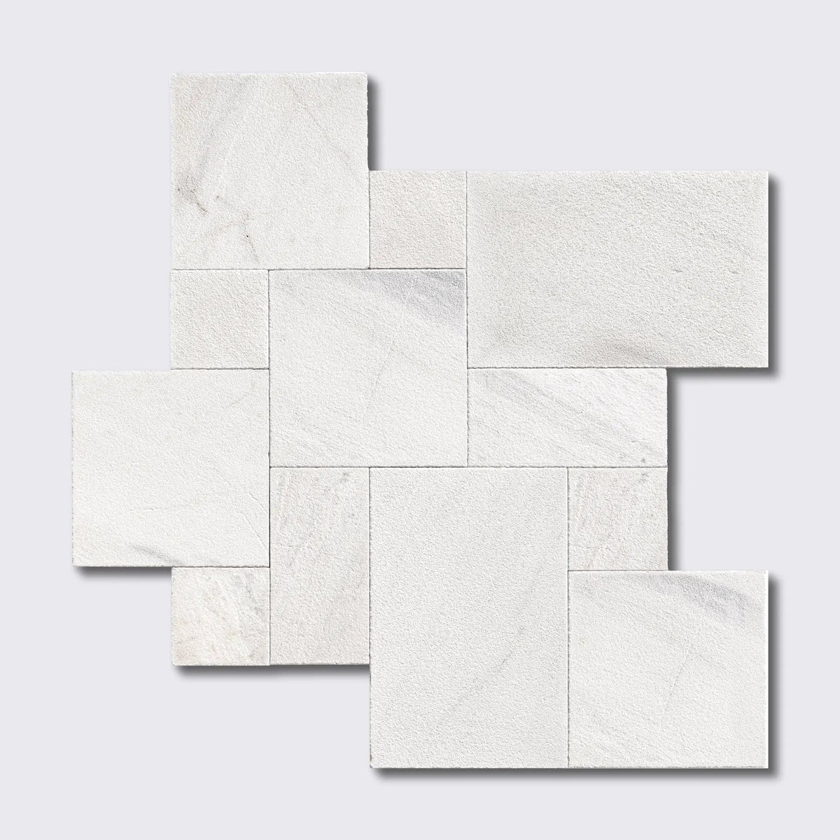 Fantasia Blanca Textura Seal Marble Pavers Versailles Pattern