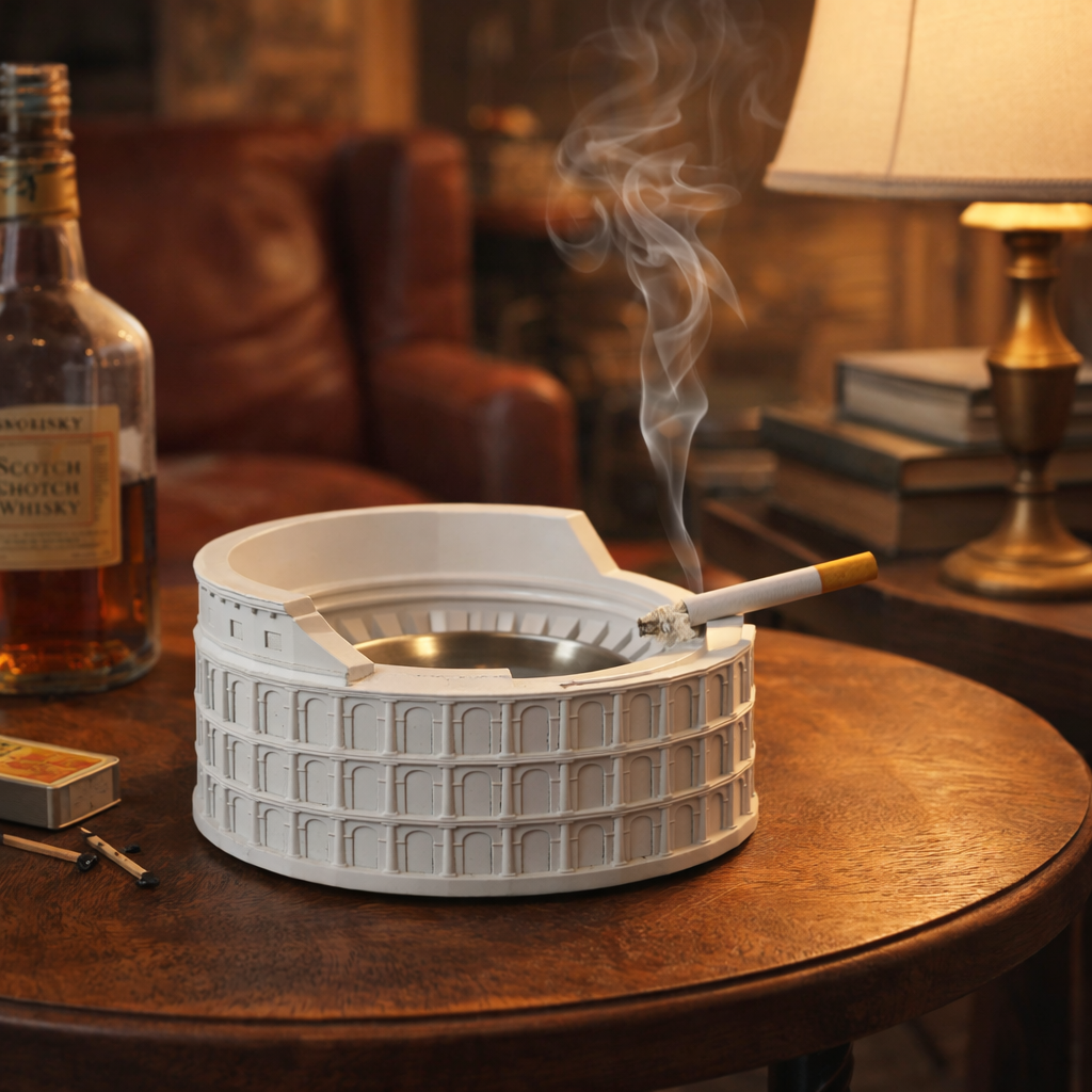 Colosseum Tabletop Fire Pit & Ashtray
