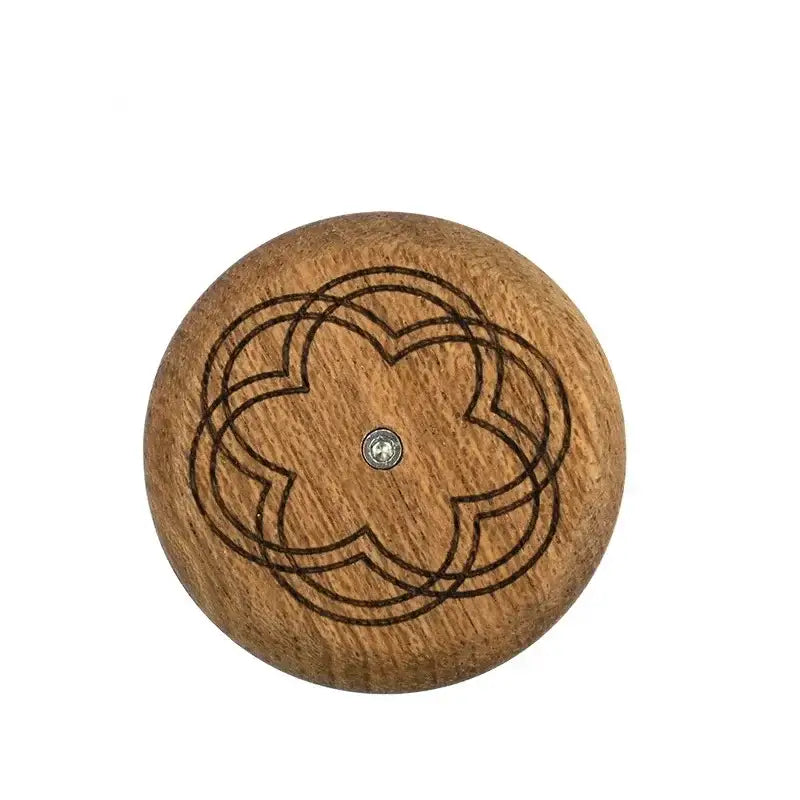Floral engraved wooden french bread lame kitchen dough scorer set
