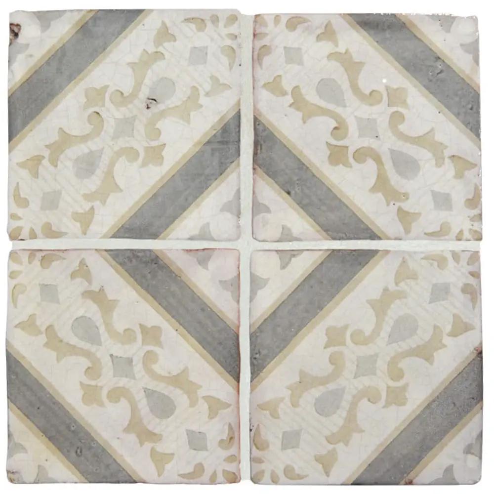 Florentine Glazed Terracotta Tiles 8x8