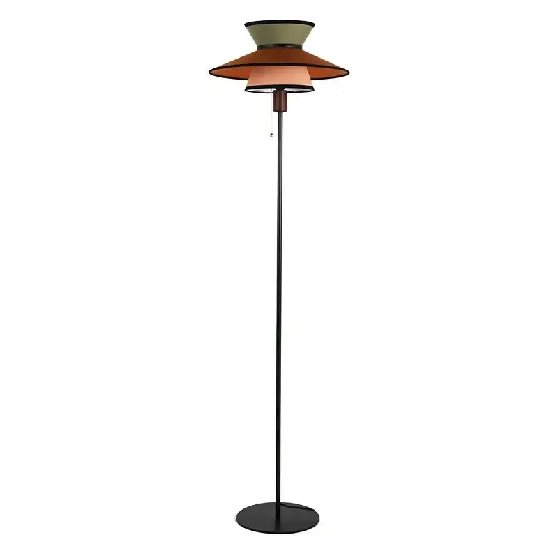 French design black and amber floor lamp for living room