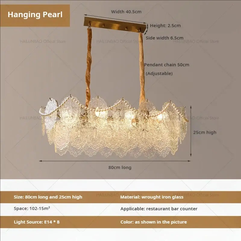 French luxury decorbites cream crystal chandelier living room light
