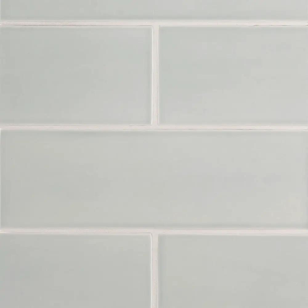 Pebble Glossy Subway Ceramic Tiles 4x12