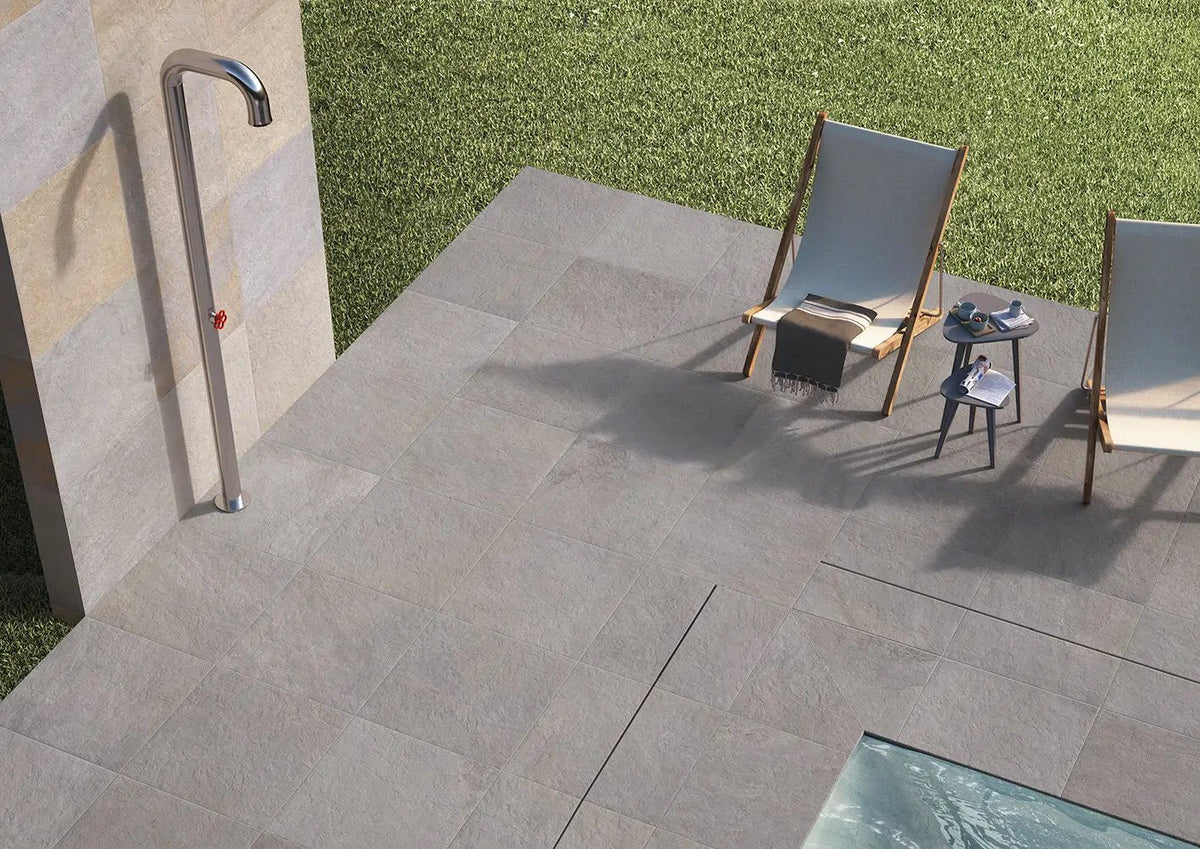 Frontier20 Bluestone Full Color Look Porcelain Pavers 24x24