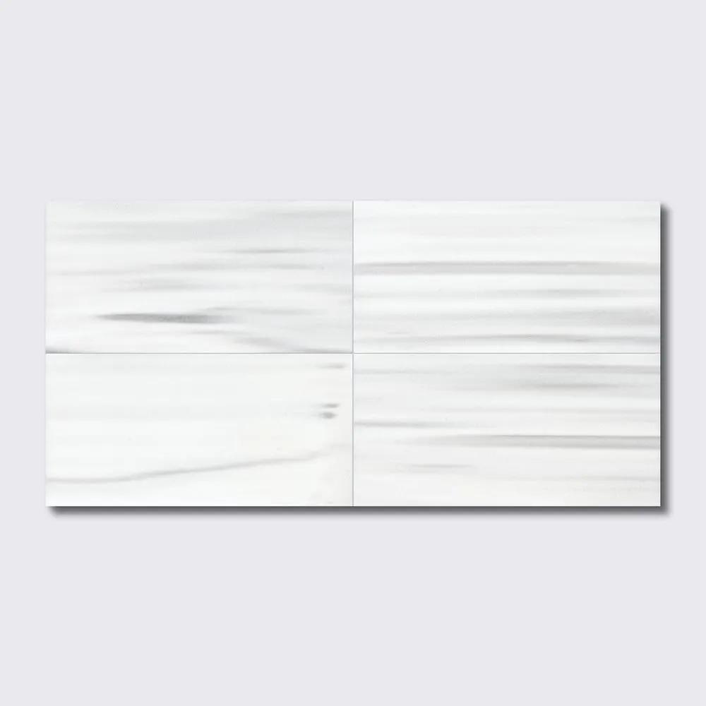 Mink White Polished Marble Tiles 12x24