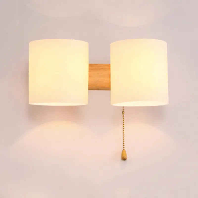 Frosted glass copper wall lamp bedroom direct wired electric