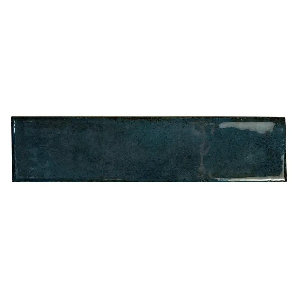 Fusion Blue Polished Porcelain Tiles 2 1/2x10
