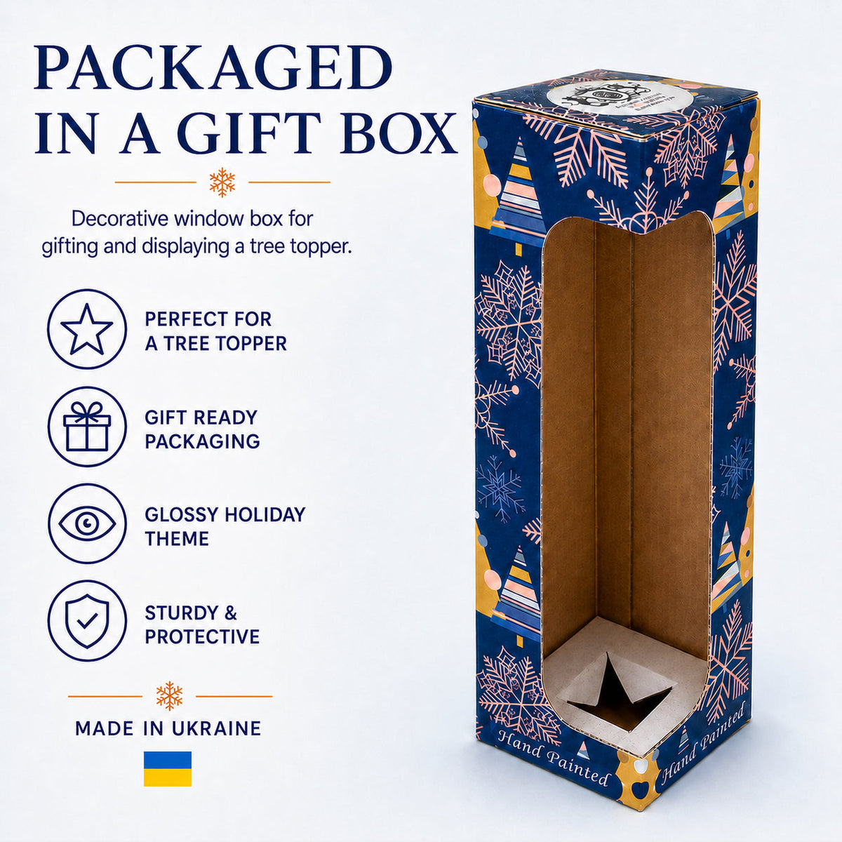 Enchanted Emerald Jeweled Green Glass Christmas Tree Topper 11 Inches