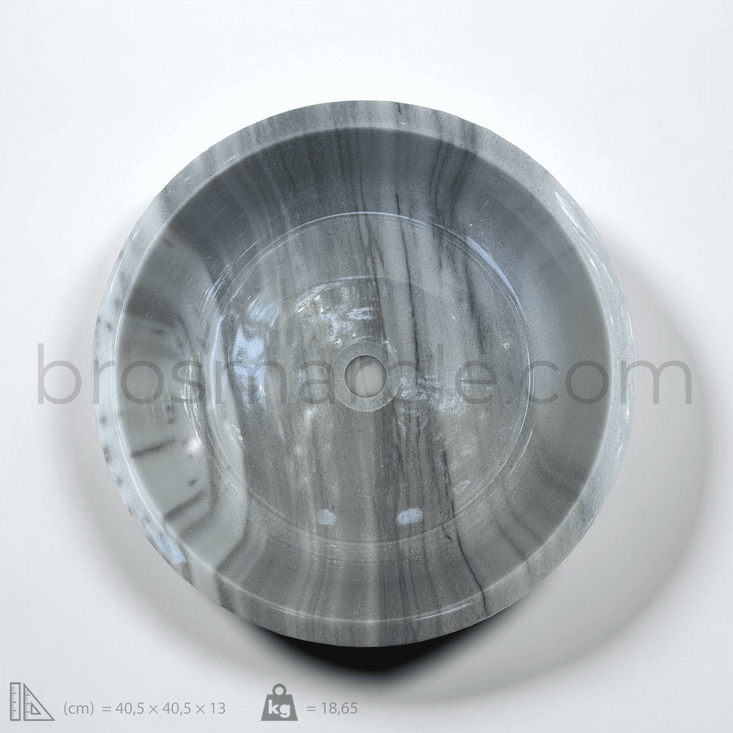 Gray Marble Sink