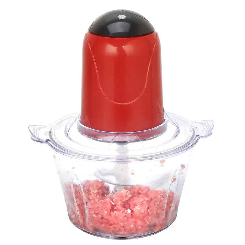 Green stainless steel electric meat grinder set of 3 kitchen processor