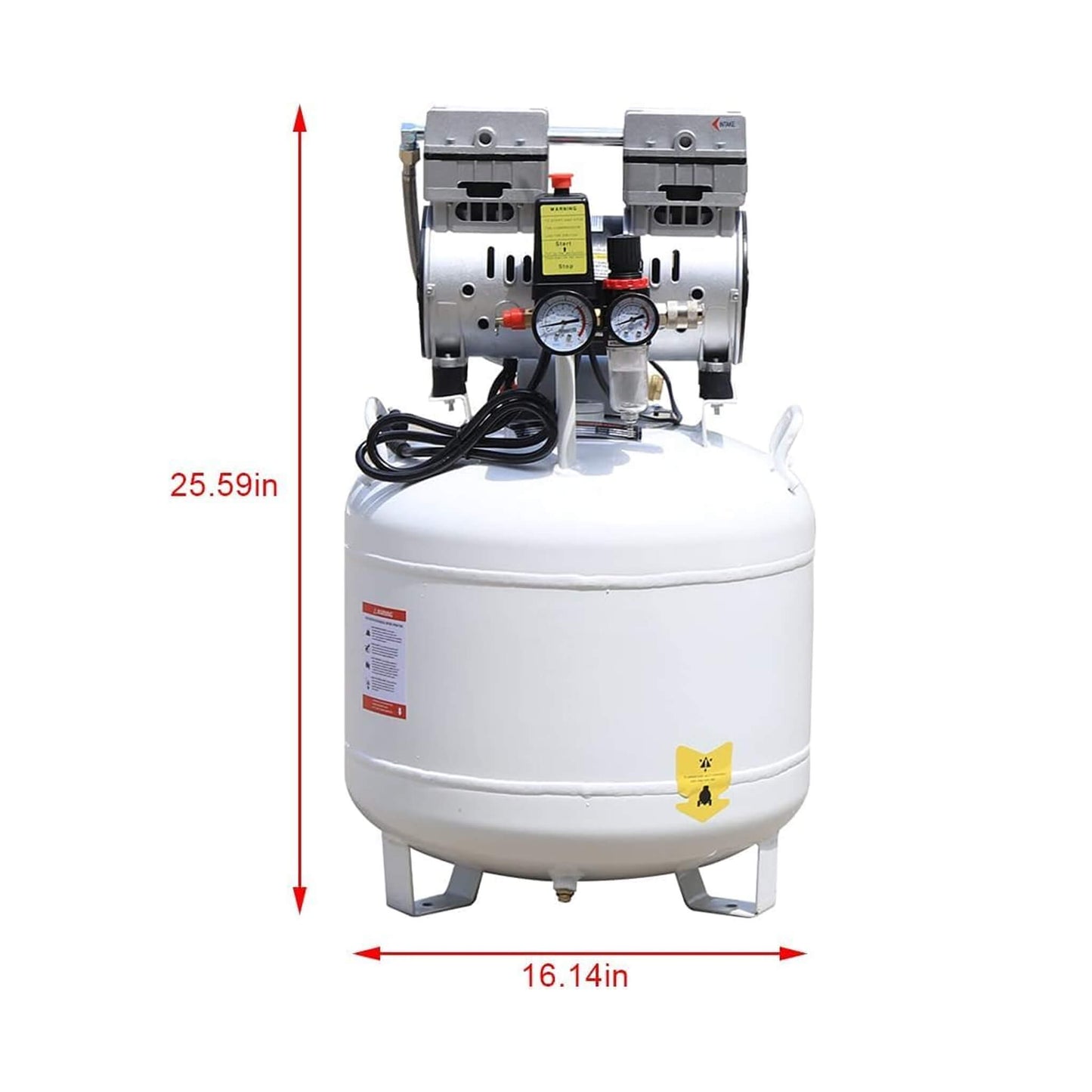 Heavy-Duty Oil-Free Portable Air Compressor, 10 GAL (SAK58378)