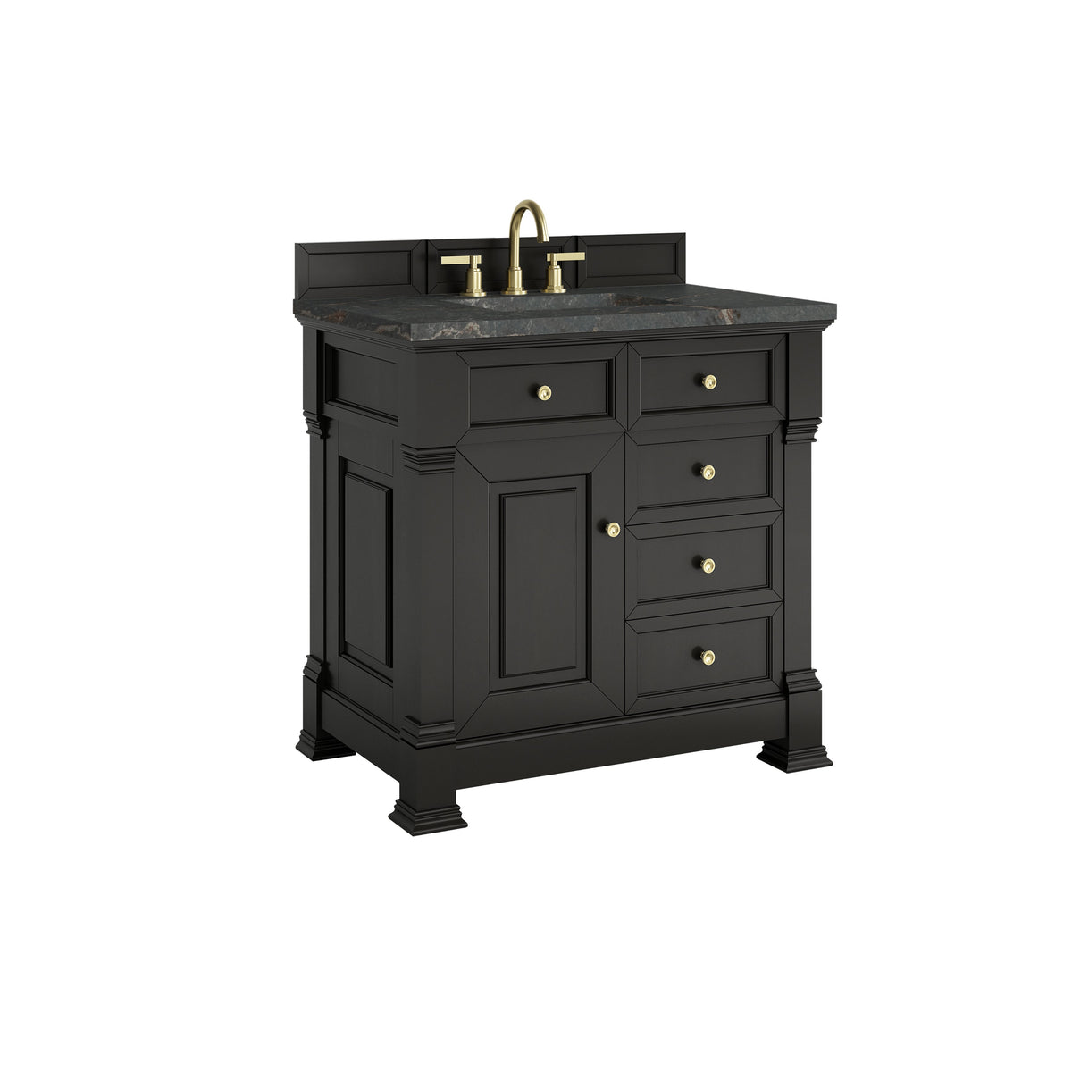 James Martin Brookfield 36" Single Bathroom Vanity, Black Onyx