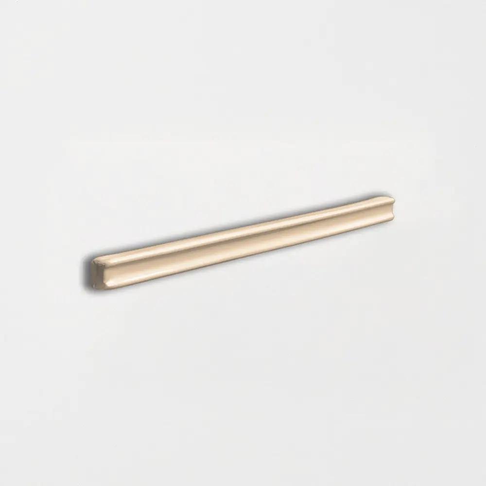 Caramel Glossy Pencil Trim Ceramic Moldings 5/8x6