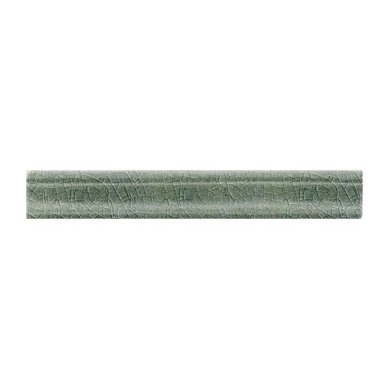 Verdant Crackled Finish Trim Ceramic Moldings 1x6