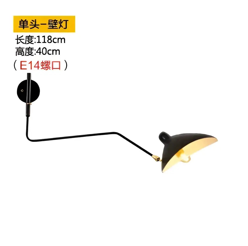 Industrial black spider ceiling lamp living room metal chandelier