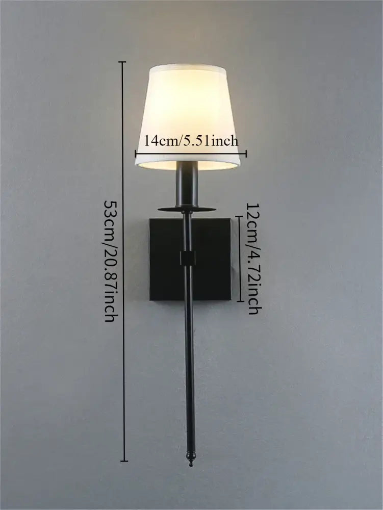 Industrial white wall lamp with brass finish for bathroom
