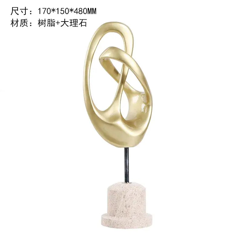 Intricate bronze metal horse decoration for living room sculpture