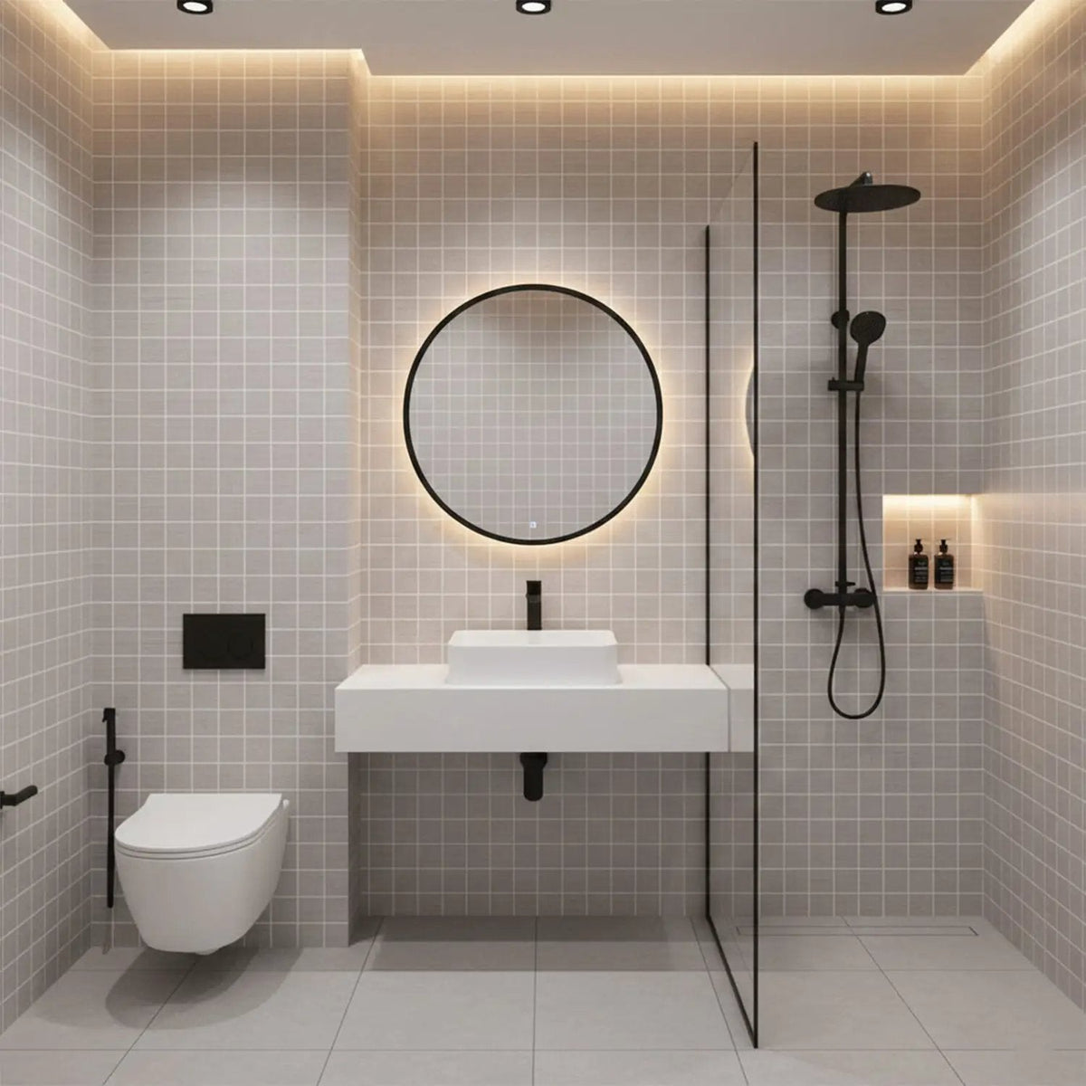 Iridian Matte 2x2 Fabric Look Porcelain Mosaics 12x12